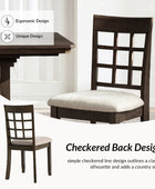 5-Piece American Country Extendable Round Dining Table with Solid Wood Chairs