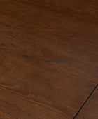 Josefina 7-Piece Modern Solid Wood Extendable Dining Table with Cross-Back Chairs