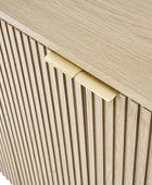 American Modern Fluted Space Saving Table and Chairs & Storage Cabinet Sets (Optional Types)