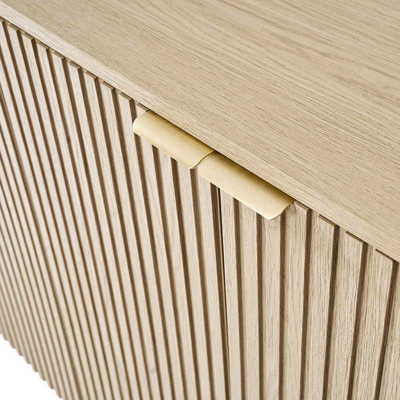 American Modern Fluted Space Saving Table and Chairs & Storage Cabinet Sets (Optional Types)