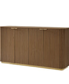 American Modern Fluted Space Saving Table and Chairs & Storage Cabinet Sets (Optional Types)