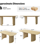 American Modern Fluted Extendable Multi-Functional Table