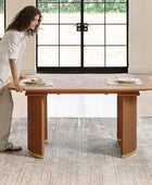 American Modern Fluted Extendable Multi-Functional Table