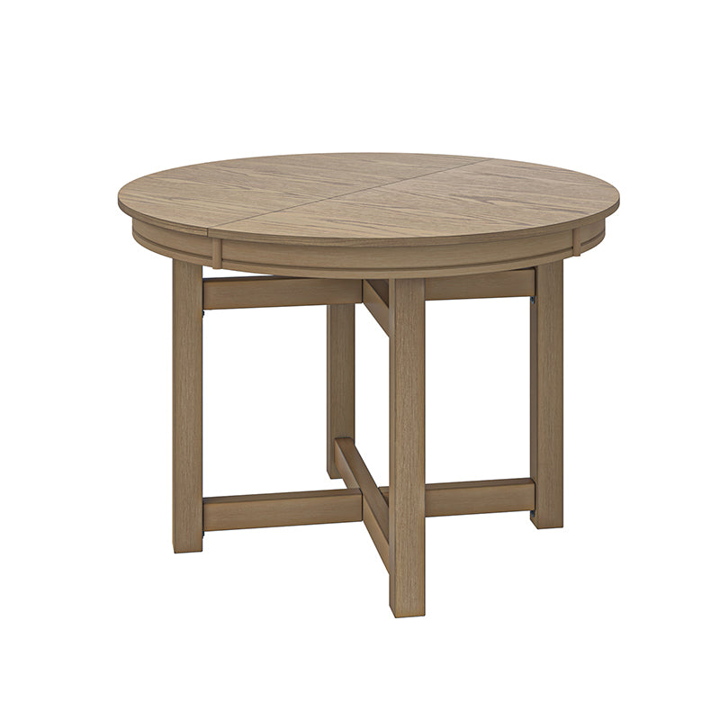 Marta Adjustable Dining Table with Rubber Wood Frame