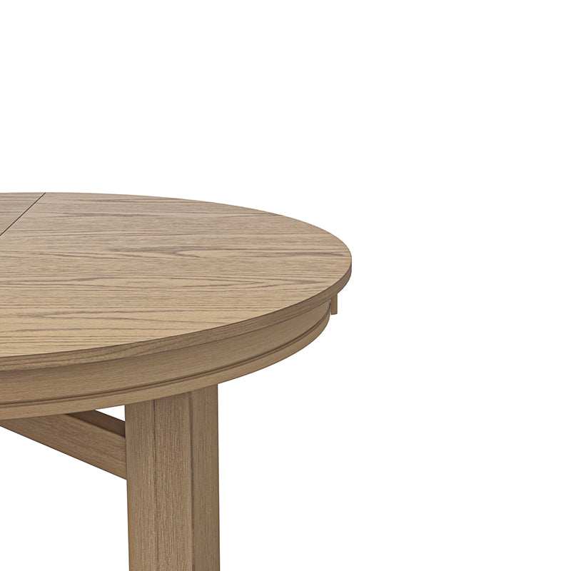 Marta Adjustable Dining Table with Rubber Wood Frame