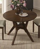 Diana Traditional Dining Table with Solid Wood Frame