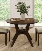 Diana Traditional Dining Table with Solid Wood Frame