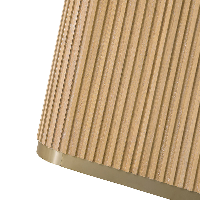 Sonia Modern Extendable Dining Table with Hidden Leaf & Grille Metal Base