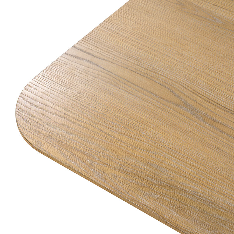 Sonia Modern Extendable Dining Table with Hidden Leaf & Grille Metal Base