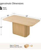 Sonia Modern Extendable Dining Table with Hidden Leaf & Grille Metal Base