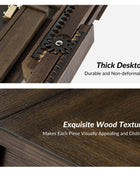 Gabriela Transitional Solid Wood Round Extension Dining Table with Hidden Leaf