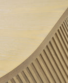 American Modern Fluted Space Saving Table and Chairs & Storage Cabinet Sets (Optional Types)