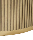 American Modern Fluted Space Saving Table and Chairs & Storage Cabinet Sets (Optional Types)