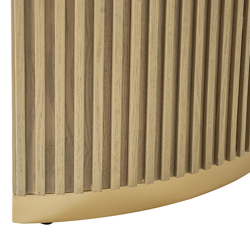 American Modern Fluted Space Saving Table and Chairs & Storage Cabinet Sets (Optional Types)