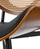 American Modern Fluted Space Saving Table and Chairs & Storage Cabinet Sets (Optional Types)