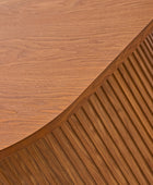 American Modern Fluted Space Saving Table and Chairs & Storage Cabinet Sets (Optional Types)