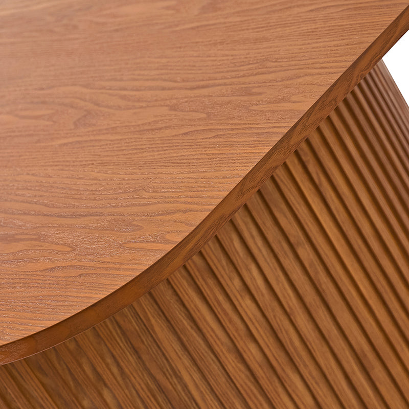 American Modern Fluted Space Saving Table and Chairs & Storage Cabinet Sets (Optional Types)