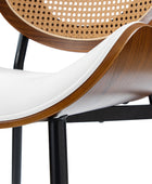 American Modern Fluted Space Saving Table and Chairs & Storage Cabinet Sets (Optional Types)