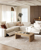 Modern Modular Power Reclining & Standing Coffee Table Living Room Set