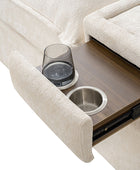 Modern Modular Power Reclining & Standing Coffee Table Living Room Set