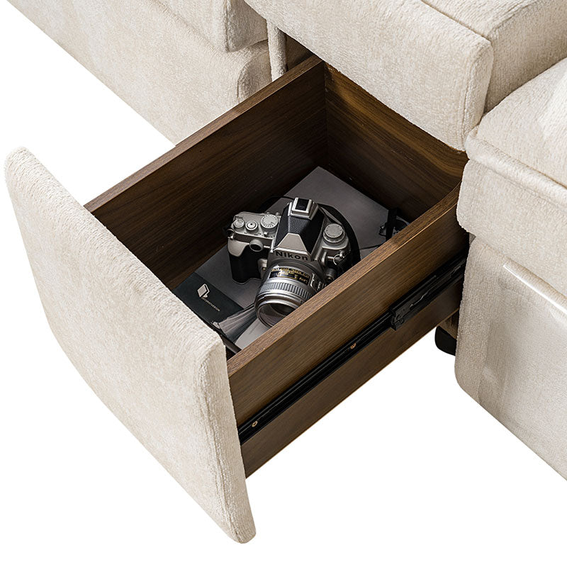 Modern Modular Power Reclining & Standing Coffee Table Living Room Set