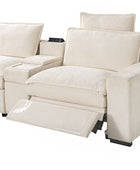 Modern Modular Power Reclining & Standing Coffee Table Living Room Set