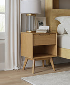 Gustavo Mid-century Modern Style Retro Nightstand