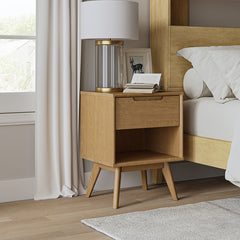 Gustavo Mid-century Modern Style Retro Nightstand