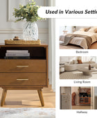 Hector Nightstand with Two USB Ports on the Back(Optional Types)