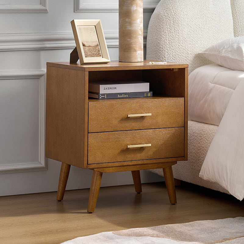 Hector Nightstand with Two USB Ports on the Back