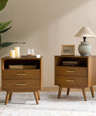 Hector Nightstand with Two USB Ports on the Back(Optional Types)