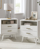 Hector Nightstand with Two USB Ports on the Back(Optional Types)