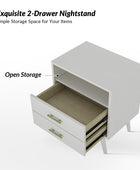 Hector Nightstand with Two USB Ports on the Back(Optional Types)