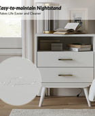 Hector Nightstand with Two USB Ports on the Back(Optional Types)