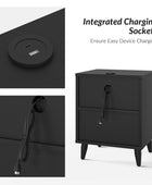 Ivan Nightstand with Built-In Outlets (Set of 2)