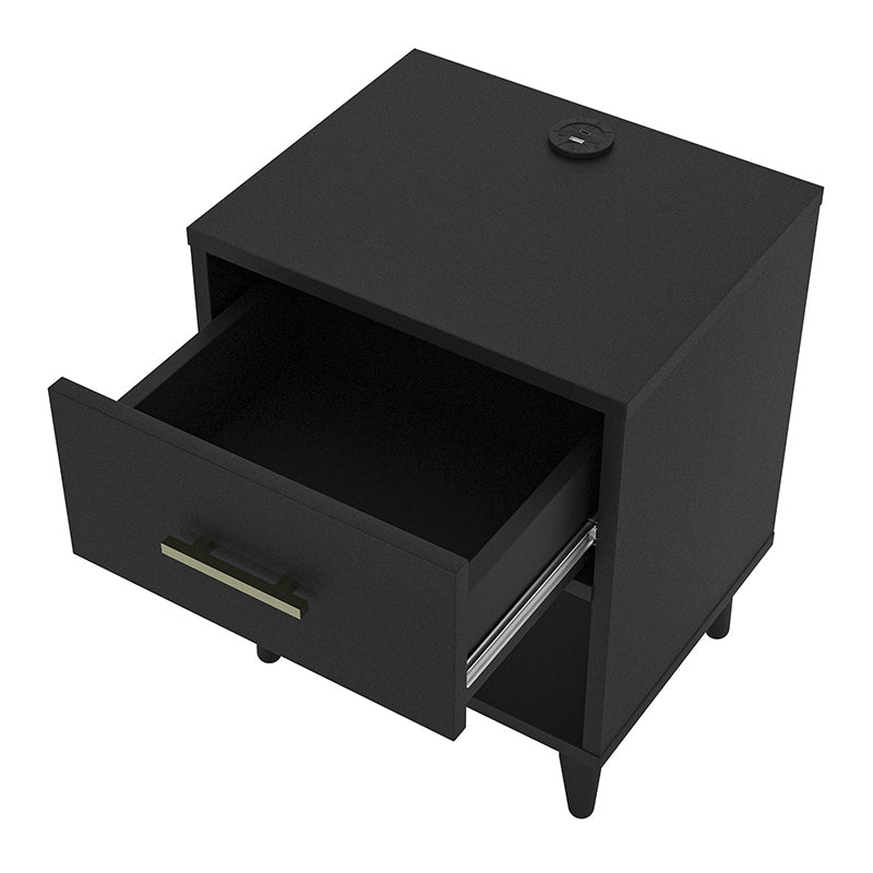 Ivan Nightstand with Built-In Outlets (Set of 2)