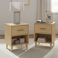 Ivan Nightstand with Built-In Outlets (Set of 2)