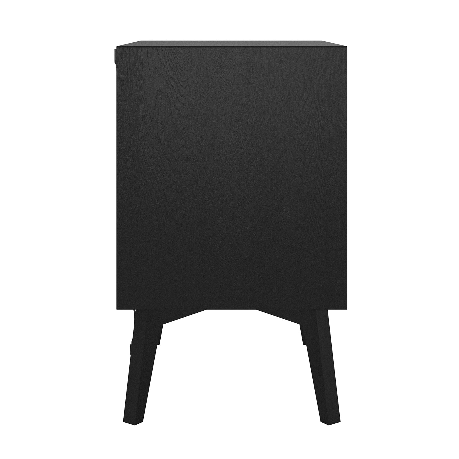 Jacinto Modern Nightstand with Two USB Ports on the Back