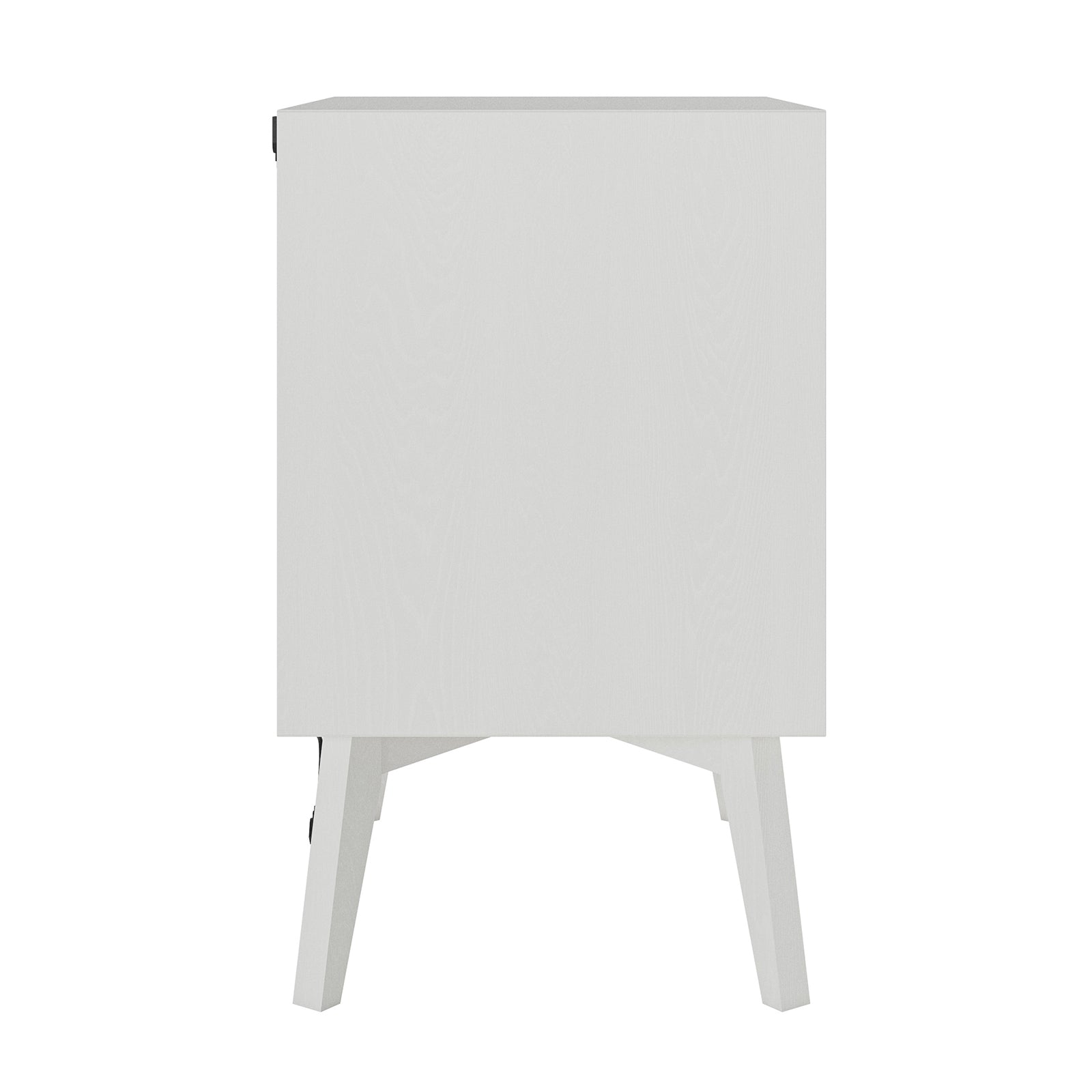 Jacinto Modern Nightstand with Two USB Ports on the Back