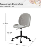 Isabel 360-Degree Swivel Office Chair