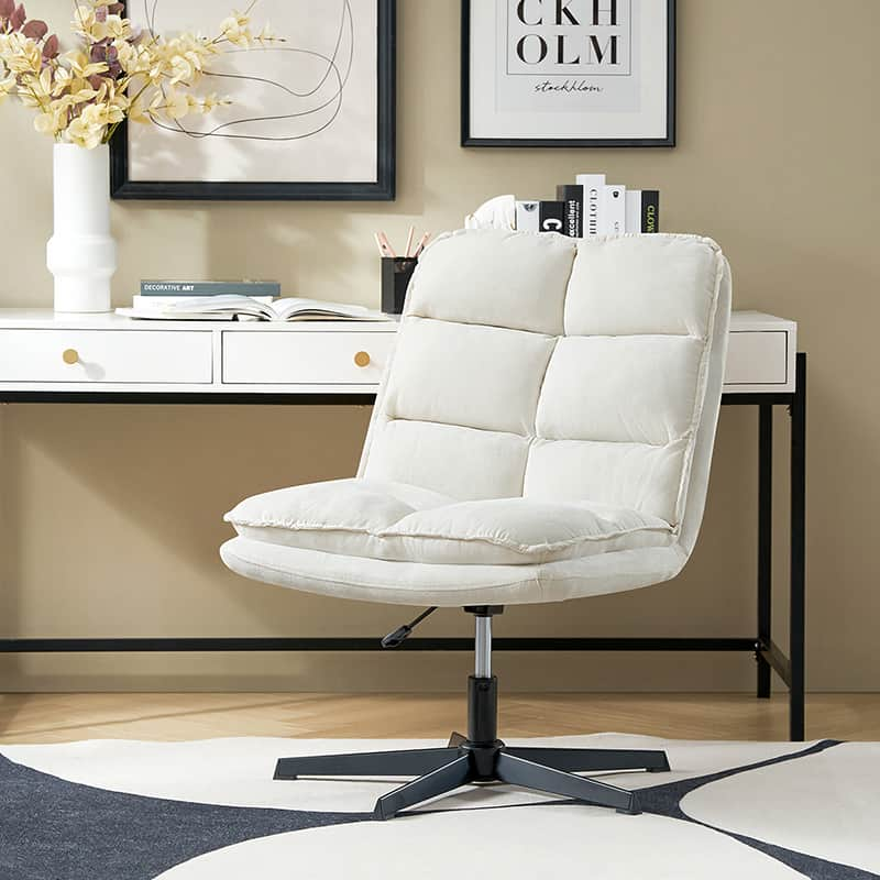 Simon Armless Office Chair with Thick cushion