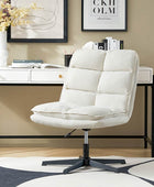 Simon Armless Office Chair with Thick cushion