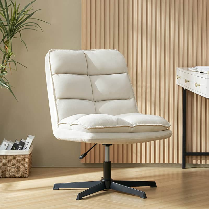 Simon Armless Office Chair with Thick cushion