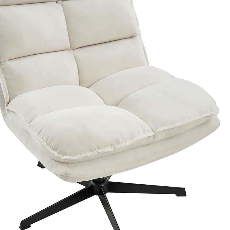 Simon Armless Office Chair with Thick cushion