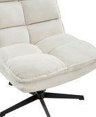 Simon Armless Office Chair with Thick cushion