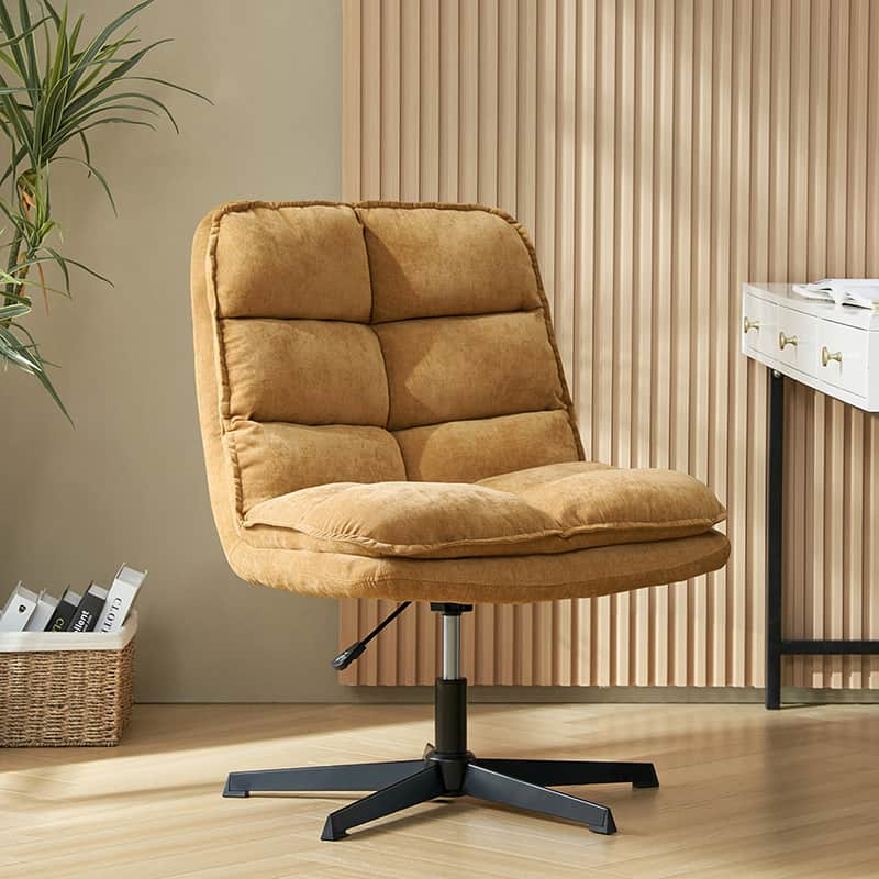 Simon Armless Office Chair with Thick cushion