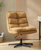 Simon Armless Office Chair with Thick cushion