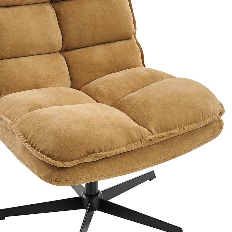 Simon Armless Office Chair with Thick cushion