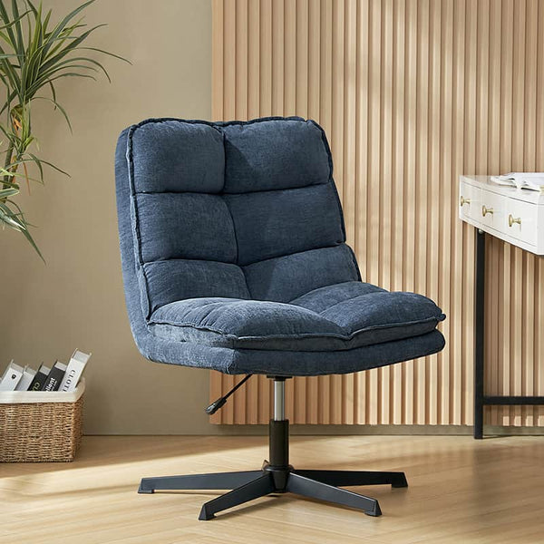 Simon Armless Office Chair with Thick cushion