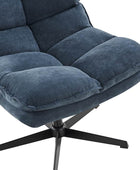 Simon Armless Office Chair with Thick cushion